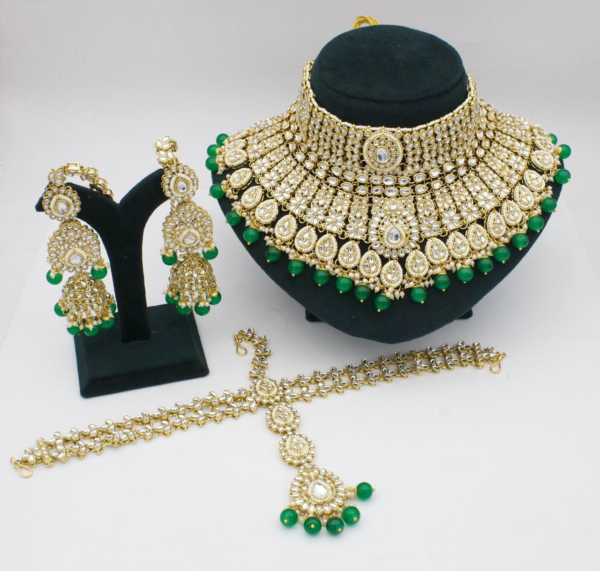 Rajwadi Choker Bridal Set - Image 3