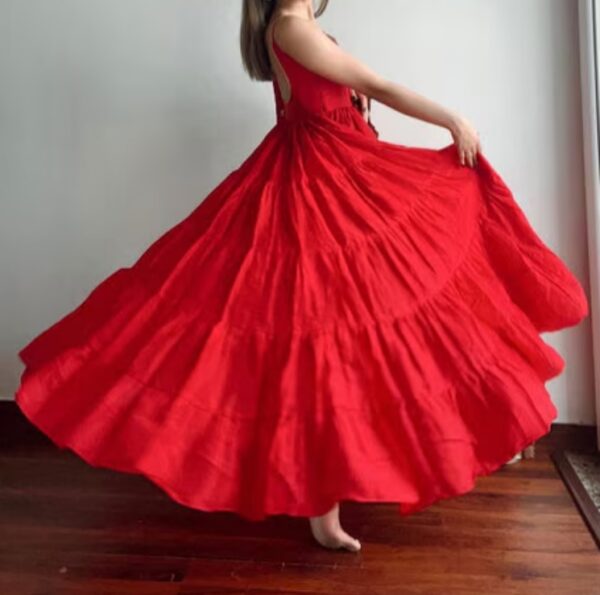 Women Dress with Lace Detail - Image 2