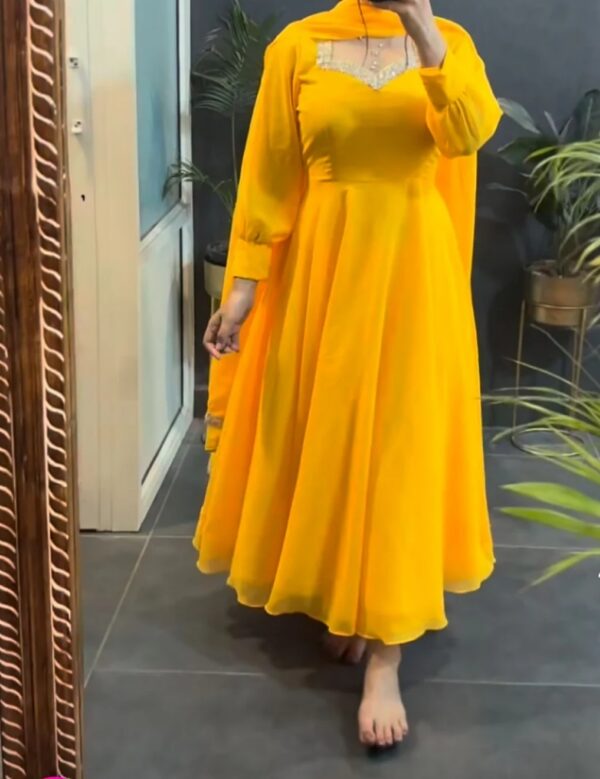 Haldi top & duppta set